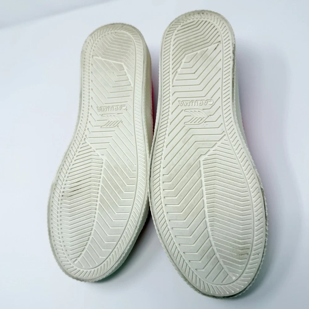 CARIUMA OCA Low Pink Lemonade Canvas Sneakers Women's Size 10.5 or Men's Size 9